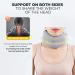 Neck Brace for Neck Pain and Support Foam Neck Brace Cervical Collar for Sleeping Neck Support Brace Wraps Keep Vertebrae Stable - Buy Online on GoSupps.com