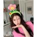 gaobaozhu Cute Sun Flower Headband Plush Headband Spa Makeup Headband for Washing Face Hair Band for Girls Women Hair Accessories Gift - Buy Online on GoSupps.com