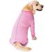 YeaPeeto 2XL Pink Dog One-Divider Pajamas - Relaxation & Wound Protection for Large & Medium Dogs | Anti-Lick Hair Loss & Allergy Relief - Buy Online on GoSupps.com