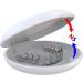 (2 Pack) Retainer Case Solid Orthodontic Retainer Case (White) - Buy Online on GoSupps.com