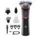 Electric Razor for Men Cordless Wet and Dry Waterproof Ipx6 Electric Shaver Men's Beard Electric Shaver Face Bald Head Shaver Rechargeable(Color:4in1b)