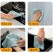 Highly Effective Glass Cleaning Towel Cleaning Cloth Absorbent Kitchen Towel 25x25cm Glass and Dish Cloths (Color : Green Size : 5Pcs) 5Pcs Green - Buy Online on GoSupps.com