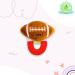 Wristy Buddy Football Teether for Babies | Natural Organic Silicone Teether | BPA Free | Chew Toy for 0-2.5 Years | Freezer Safe | Relief for Sore Gums - Buy Online on GoSupps.com