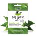 ToGoSpa Green Tea EYES Dark Circle Warrior | Premium Clean Anti-Aging Gel Pads with Collagen Hyaluronic Acid Aloe Vera Vitamins C & E Taurine and Green Tea Extract - 3 Pack