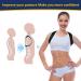 Adjustable Posture Corrector for Women & Men - Breathable Upper Back Brace for Pain Relief in Lumbar, Neck, Shoulder, Clavicle - Buy Online on GoSupps.com
