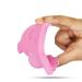 Eztotz Popz Baby Teether Toy - Made in USA - Silicone Dimple Popper for Newborns - BPA Free Pink - Buy Online on GoSupps.com