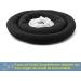 Adjustable Cat & Dog Cone Collar | Post-Surgery Recovery & Anti-Lick | Soft Polyester | Pack of One (S Black) - Buy Online on GoSupps.com