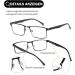Fsread 4 Pack Men's Reading Glasses - Lightweight Blue Light Blocking Metal Frames (2.75 Magnification) - Stylish & Comfortable - Buy Online on GoSupps.com