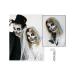 Korean Gothic Skeleton Hands Hair Clips - Punk Rock Devil Claw Barrettes Set (Black/White) - Buy Online on GoSupps.com