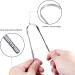 XYGK Tongue Cleaner Scraper Set - 3pcs Medical Grade Stainless Steel | Optimal Oral Hygiene - Buy Online on GoSupps.com