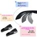 WACOOL Adult Short Blade Fins for Snorkeling and Diving - Black Large - Buy Online on GoSupps.com