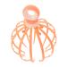 Kombiuda head massage device Hand massage devices Head massage comb scalp massage scalp massage massage device in the claw -style made of plastic scalp massager Handy extender PP 21x15x15cm Orange