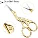 Acronde 2PCS Vintage Stork Shape Sewing Scissors - Stainless Steel Tailor Scissors for Embroidery, Craft, and Everyday Use (Gold) - Buy Online on GoSupps.com
