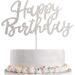 Cake Topper Stitch Cake Topper Happy Birthday Cake Topper for Boy Girl Kids Men Women Happy Birthday Sign for Cake (SILVER) - Buy Online on GoSupps.com