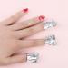 Hohopeti 500 Tampons Dissolvants pour Vernis Ongles en Coton sans Peluche Papier Aluminium 5 Paquets de 100 Pi ces pour Manucure Professionnelle et Nettoyage du Gel UV et Vernis - Buy Online on GoSupps.com