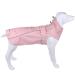 Adjustable Waterproof Dog Raincoat for Dogs,Lightweight Pet Rain Jacket Puppy Clothes with Reflective Strip for Small Medium Large Dogs (Medium, Pink) Medium Pink