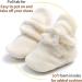 EDOTON Unisex Newborn Winter Boots - Non-Slip Sole, Adjustable Bootie Sock 6-12 Months, White - Buy Online on GoSupps.com