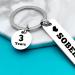 Xiahuyu 3 Year Sobriety Gifts | Anniversary Keychain for Addiction Recovery | AA & NA Gifts for Men & Women - Buy Online on GoSupps.com