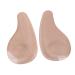 FOMIYES 2 Pairs Internal and External Horoscope Half Pad Flat Foot Insole Men Insoles Gel Shoe Inserts Mini Doll Sunglasses Plantillas para De Mujer Men and Women Back Pad Heel Khaki 10x5.5cm