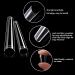 240 Pieces Nail Tips - Transparent Half Cover Acrylic Extensions for DIY Nail Art | 12 Sizes Clear French Wrong Nails - Buy Online on GoSupps.com