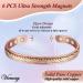 Vicmag Copper Magnetic Bracelet for Women Men - Adjustable Size, Ultra Strength Magnets, 99.9% Solid Pure Copper - Braided Tricolour Design - Gift Box Included - Buy Online on GoSupps.com