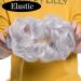 Silver Grey Hair Bun Donut Chignon Scrunchie Updo Hairpiece | Ponytail Extension 35g - Buy Online on GoSupps.com