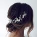 Rose Gold Bridal Hair Vine with Crystal Pearls and Rhinestones - Wedding Headband for Women - Buy Online on GoSupps.com