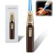 Fireblaze Electric Lighter Fire Blaze Lighter Electric Fireblaze Lighter Fireblaze Electric Plasma Lighter Powerful Adjustable Flame Dual-Arc Torch Lighter Waterproof and Windproof (Gold-B)