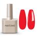 MAYCHAO Red Gel Nail Polish 1Pc 15ML Orange Red Range Gel Polish Soak Off UV LED Bright Red Nail Polish Nail Art Starter Manicure Salon DIY at Home 0.5 OZ