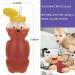 Honey Bear 8oz Straw Cups 2 Pack - Speech and Feeding Therapy Sippy Bottles with Flexible Straws and Cleaning Tools - Leak-Proof, Food-Grade, BPA Free - Buy Online on GoSupps.com