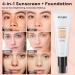 Tinted Sunscreen for Face - SPF 50 Hydrating Sun Essence | Lightweight Travel Size | UVA/UVB Protection (Beige 50ml - Buy Online on GoSupps.com