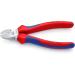Knipex Diagonal Cutter chrome-plated with multi-component grips 160 mm (self-service card/blister) 70 05 160 SB Multi-component Grips Blue/Red 160 mm chrome-plated on self-service card - Buy Online on GoSupps.com