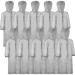 10 Pack Rain Coats for Women Men Reusable EVA Raincoat Lightweight Rain Jacket with Hood Portable Rain Ponchos for Adults Plastic Waterproof Rain Gear for Outdoor Activities