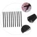 DOITOOL 200 Pcs Disposable Eyeliner Eyelash Applicator Brush 9x0.7cmx2pcs Blackx2pcs - Buy Online on GoSupps.com