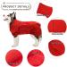 Jodsen Dogenbadel Red Dog Bathrobe - Super Absorbent Soft Towel for Pets (64cm/XL) - Fast Drying Adjustable Dog Towels & Cat Bathrobe - Buy Online on GoSupps.com
