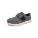 CBMTCR Men's Wide Width Shoes with Adjustable Closure Lightweight for Diabetic Swollen Feet-SK2 8 Wide Grey