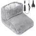 Electrical foot warmer CJBin foot warmer with 3 heating levels automatic switch -off and overheating protection electrical footheitation foot care for at home fast -heating foot warmer - gray