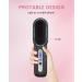 Cordless Hair Straightener Brush - Portable Ionic Mini Hot Comb for Travel & Parties | Best Straightening Brush for Women - Buy Online on GoSupps.com