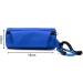 Liono Durable Feed Bag for Dogs | 18x7x7 cm Water-Repellent Snack Bag with Zipper Velcro Carabiner Hook | Blue - Ideal for Treats & Travel - Buy Online on GoSupps.com