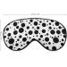 Chaotic Black Dots Sleep Mask for Women | Adjustable Eye Shades Cover with Elastic Strap - Perfect for Sound Sleep - Buy Online on GoSupps.com