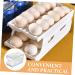LIFKICH Egg Holder Box Egg Storage Box Refrigerator Eggs Fridge Egg Organizer Egg Tray Egg Rack Automatic Crisper Egg Dispenser - Buy Online on GoSupps.com