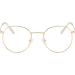 Joxigo Blue Light Filter Glasses | Retro Round Metal Frame | Anti-Fatigue & UV Protection | Includes Glasses Case - Buy Online on GoSupps.com