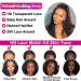 Deep Wave 360 Lace Front Human Hair Wig 20 Inch | Pre Plucked, HD Transparent Lace, 150% Density | Natural Black for Black Women - Buy Online on GoSupps.com