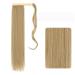 Ponytail Extension 22-32 Inch Synthetic Hair Fiber Heat-Resistant Curly Hair with Ponytail Fake Hair Chip-in Hair Extensions Pony Tail Ponytail Hair Extension(Color:M27-613 Size:32inches) 32inches M27-613