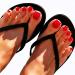 24pcs Short False Toenails French Tip Press On Toe Nails Acrylic False Toenails Square Full Toenail Tips Red Artificial Feet Nails Decals Glue On Toe Nails - Buy Online on GoSupps.com
