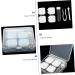 HOMSFOU 4pcs Colored Contact Lenses Set with Travel Case & Invisible Makeup Mirror - Ideal for International Shipping - Buy Online on GoSupps.com