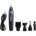 ZJchao 4-in-1 Nose Hair Trimmer & Hair Removal Kit - Rechargeable Waterproof Stainless Steel Electric Shaver for Men & Women - Buy Online on GoSupps.com