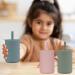 Baby Sippy Cup 2 Pack Silicone Trainer Cup for Toddlers - Unbreakable, Spill Proof, Non-Slip Handles - 6 oz - Boys & Girls (Ether & Sage) - Buy Online on GoSupps.com