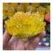 Natural Crystal Cluster Electroplated Yellow Crystal Cluster Reiki Stone Crystal Tip House Decorative Specimens Cr 1pc Yellow