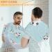 Beard Bib Apron for Men - Waterproof Hair Catcher Cape | Non-Stick Grooming Cloth with Cow Polka Dots - Perfect for Shaving & Trimming - Buy Online on GoSupps.com